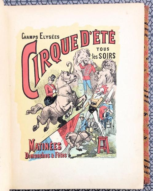 Les Jeux du Cirque et la Vie Foraine 1889 Le Roux - Circus, Antiquités & Art, Antiquités | Livres & Manuscrits, Enlèvement ou Envoi