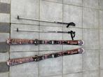 Ski’s Dynastar + stokken, Sport en Fitness, Skiën en Langlaufen, 140 tot 160 cm, Gebruikt, Stokken, Ski