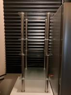Glazen kast, Huis en Inrichting, Tafels | Sidetables, Ophalen, Zo goed als nieuw