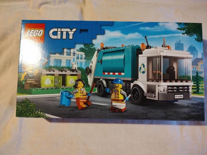 Lego City 60386 – Recycle vrachtwagen, Kinderen en Baby's, Speelgoed | Duplo en Lego, Nieuw, Lego, Complete set, Ophalen of Verzenden