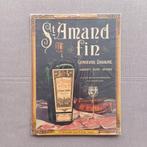 Ancienne pub carton genièvre Davaine à St Amand, Collections, Enlèvement ou Envoi, Emballage