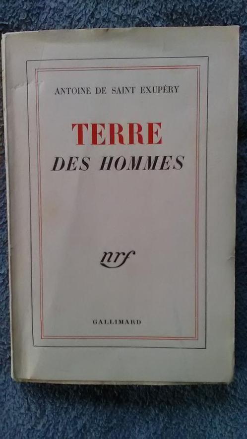 "Terre des hommes" Antoine de Saint-Exupéry (1941), Livres, Romans, Utilisé, Europe autre, Enlèvement ou Envoi