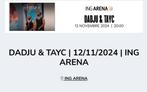 Place concert Dadju & Tayc, Tickets & Billets, Concerts | Autre, Novembre