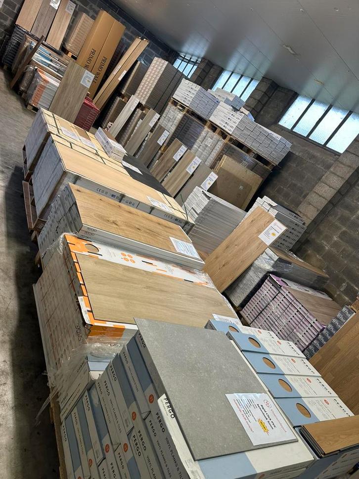 Totale uitverkoop restpartijen pvc / laminaat / parket, Huis en Inrichting, Stoffering | Tapijten en Vloerkleden, Zo goed als nieuw