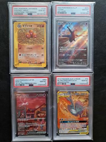 Pokémon PSA10 slabs te koop of te ruil beschikbaar voor biedingen