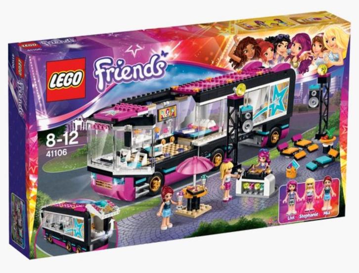 Lego 41106 popster tourbus, Kinderen en Baby's, Speelgoed | Duplo en Lego, Gebruikt, Lego, Complete set, Ophalen of Verzenden
