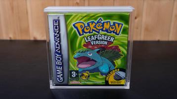 Pokémon LeafGreen (GBA) Complete + adaptateur sans fil, 1 joueur, Enlèvement ou Envoi, Utilisé, Aventure et Action