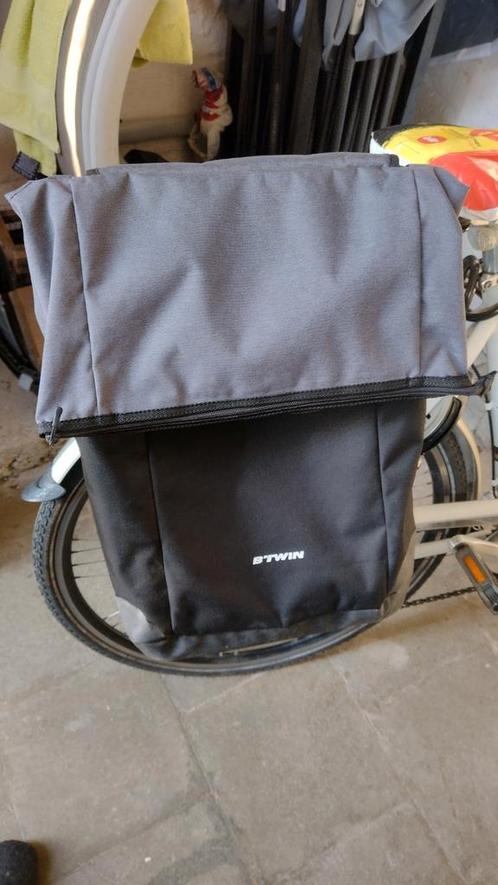 btwin fietstas- trolley shopper, Fietsen en Brommers, Fietsaccessoires | Fietstassen, Gebruikt, Ophalen of Verzenden