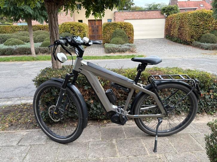 Speed pedelec Riese & Muller supercharger, Fietsen en Brommers, Elektrische fietsen, Zo goed als nieuw, Riese & Müller, 50 km per accu of meer