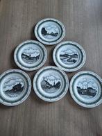 6 sierborden Gavere Swaenepoel, Antiek en Kunst, Ophalen