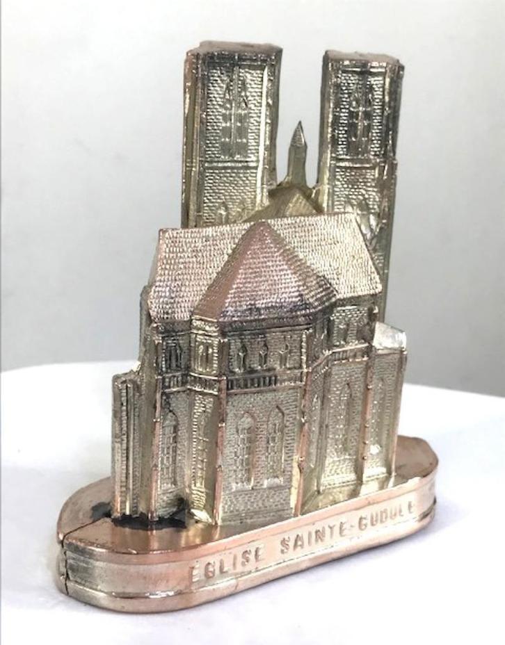 Belgische Historische gebouwen Brussel Basiliek Stadhuis✨👌, Antiek en Kunst, Curiosa en Brocante, Ophalen of Verzenden