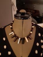 Collier, Handtassen en Accessoires, Kettingen, Ophalen of Verzenden, Wit, Zilver