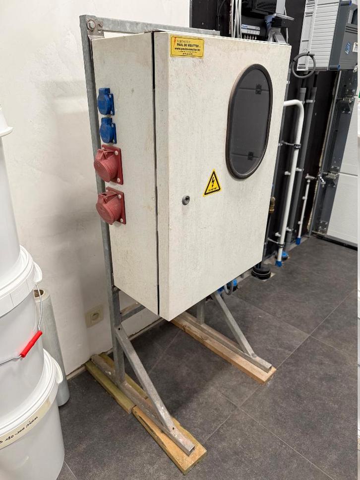 Werfkast 230/400v, Doe-het-zelf en Bouw, Elektriciteit en Kabels, Zo goed als nieuw, Stopcontact, Ophalen