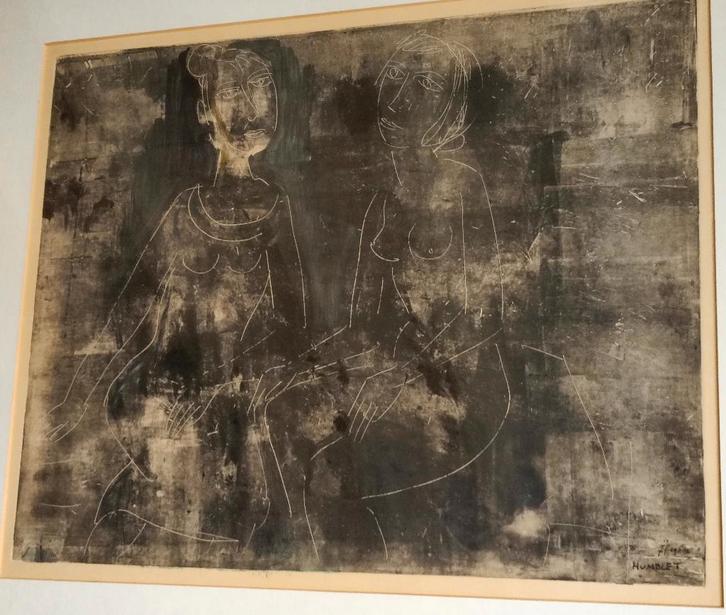 litho Humblet Theo, Antiquités & Art, Art | Lithographies & Sérigraphies, Enlèvement