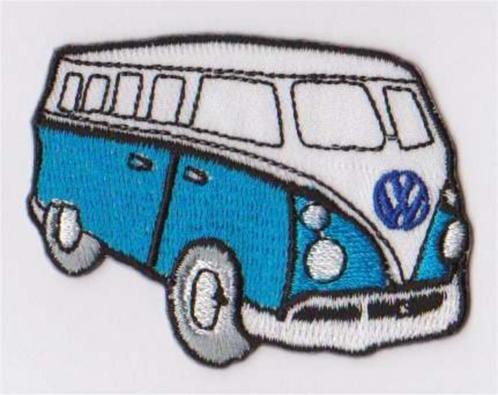 Volkswagen Minibus stoffen opstrijk patch embleem #2, Collections, Marques automobiles, Motos & Formules 1, Neuf, Envoi