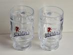 2 belles nouvelles grandes chopes en verre Diekirch 0.5l, Verzenden, Nieuw, Pul(len), Overige merken