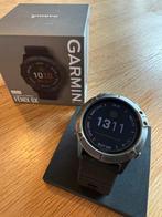Garmin fenix 6x pro solar - 51mm, Handtassen en Accessoires, Sporthorloges, Gebruikt, Verzenden, Zwart, Garmin