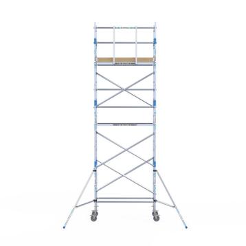 Échafaudage mobile, Bricolage & Construction, Échafaudages, Enlèvement, Comme neuf, Échafaudage fixe ou roulant, 5 mètres de hauteur ou plus