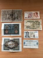 Oude bankbiljetten zie foto, Postzegels en Munten, Ophalen