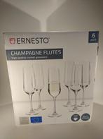 ernesto  6 nieuwe champagne glazen/fluitjes, Collections, Verres & Petits Verres, Autres types, Enlèvement ou Envoi, Neuf