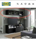 Meuble haut TV IKEA BESTÅ – vitrines noir/brun, Ophalen, Gebruikt
