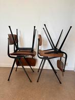 Vintage Friso Kramer stoelen, Huis en Inrichting, Ophalen, Gebruikt, Bruin, Vintage