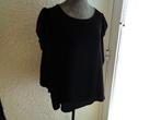 Blouse noire manches 3/4 taille XL- 42, Verzenden, Zwart, Maat 42/44 (L), Zo goed als nieuw