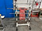 Rek met halterstangen, Sports & Fitness, Équipement de fitness, Enlèvement, Utilisé, Barre d'haltères