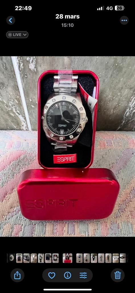 Montre neuf Esprit, Bijoux, Sacs & Beauté, Montres | Enfants, Enlèvement ou Envoi, Comme neuf