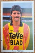 1989 Patrick Versavel KV Mechelen Kaart handgesigneerd!, Verzamelen, Verzenden, Zo goed als nieuw, Spelerskaart