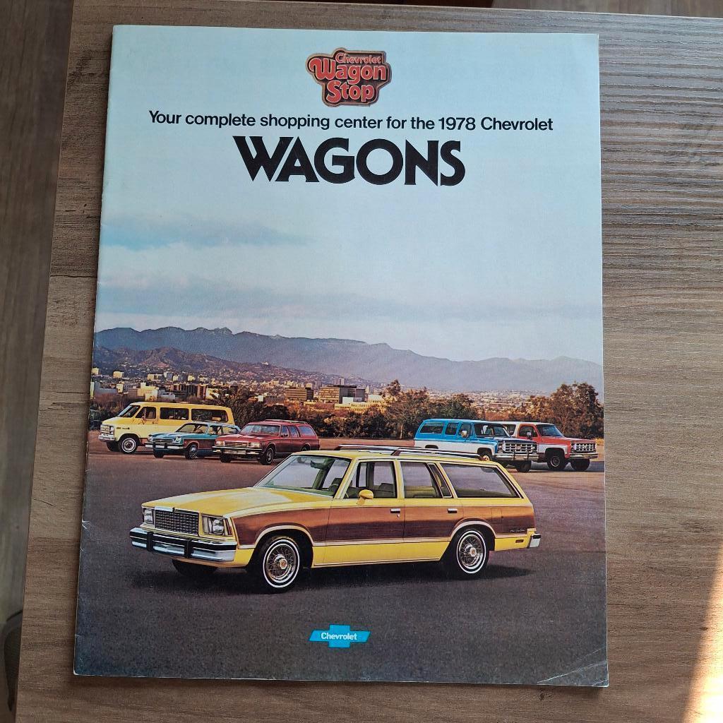 WAGONS CHEVROLET 1978, Livres, Autos | Brochures & Magazines, Enlèvement ou Envoi, Neuf, Chevrolet