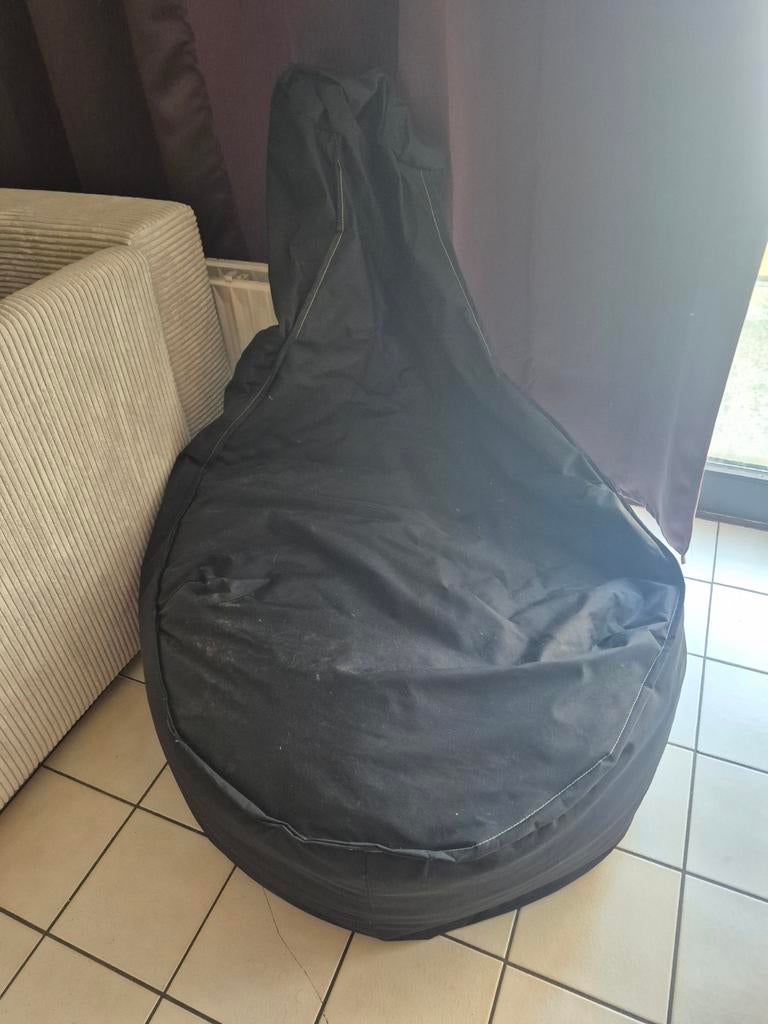 Siège coussin style fatboy, Maison & Meubles, Sièges-poires, Enlèvement, Noir, Pouf