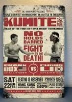 Plaque vintage en métal Bloodsport - Kumite (30x20cm), Enlèvement ou Envoi, Neuf