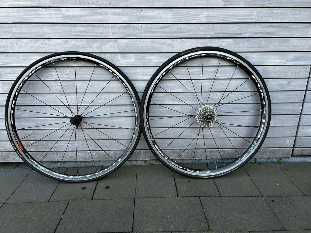 Set wielen fulcrum, Fietsen en Brommers, Fietsonderdelen, Ophalen, Zo goed als nieuw