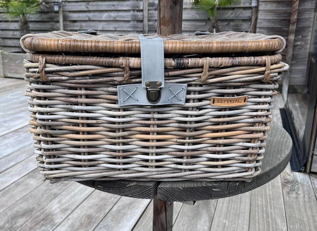 Fietsmand Basil Large, Vélos & Vélomoteurs, Accessoires vélo | Paniers de vélo, Comme neuf, Panier de vélo, Enlèvement