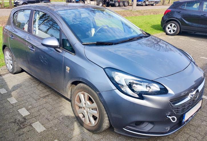 Opel Corsa 2019 met schade, weinig km, Auto's, Opel, Particulier, Corsa, Benzine, Berline, 5 deurs, Automaat, Zilver of Grijs