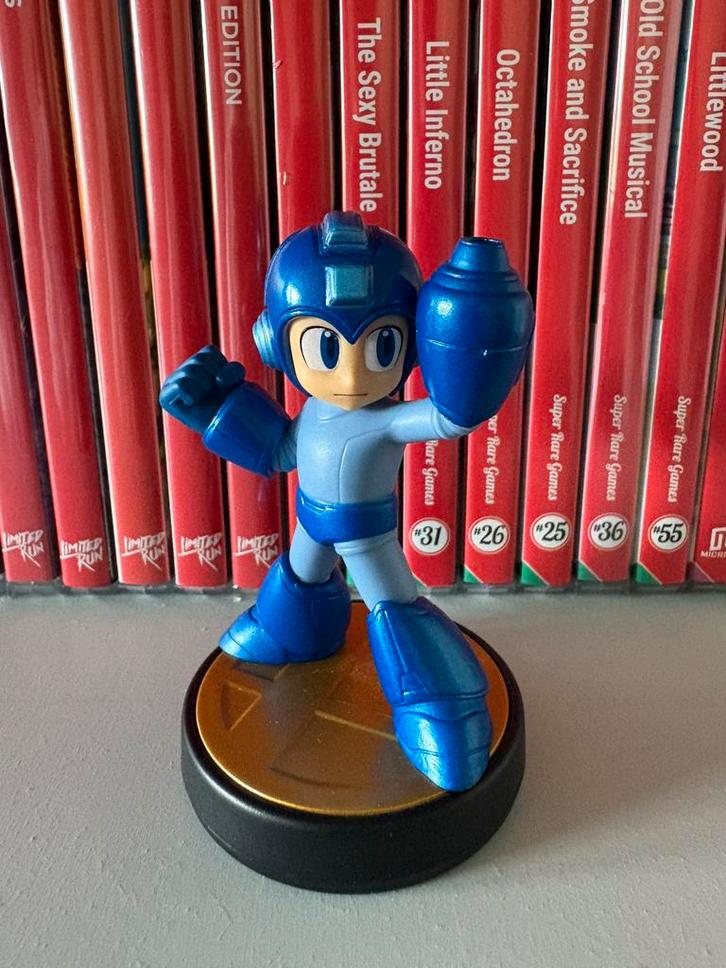 Amiibo Mega Man N.27 (Super Smash Bros), Games en Spelcomputers, Games | Nintendo Switch, Zo goed als nieuw, Ophalen of Verzenden