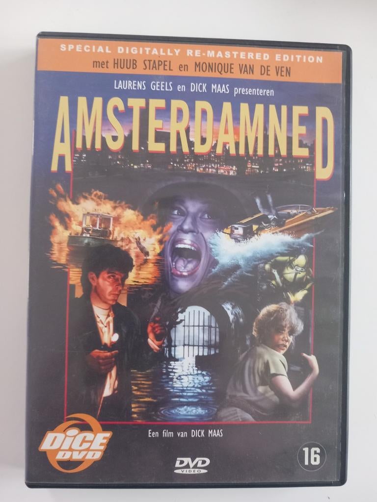 Dvd Amsterdamned (Nederlandse Horrorfilm) AANRADER, Cd's en Dvd's, Dvd's | Horror, Ophalen of Verzenden, Slasher