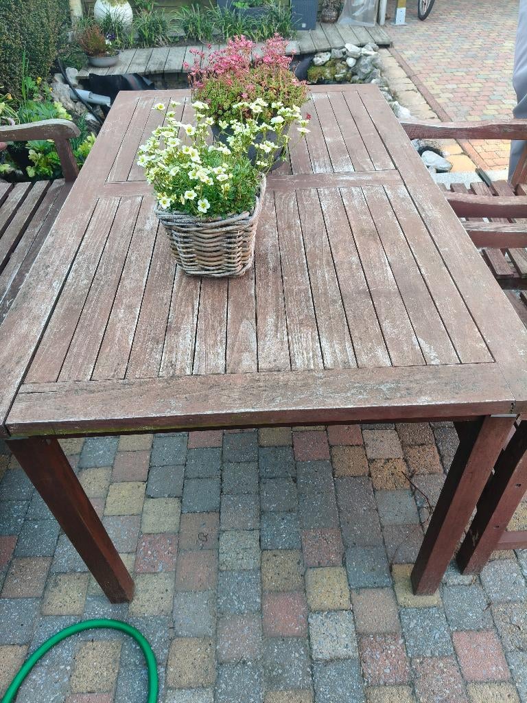 Tuinset, Jardin & Terrasse, Ensembles de jardin, 5 places, Salons de jardin, Chaise, Utilisé