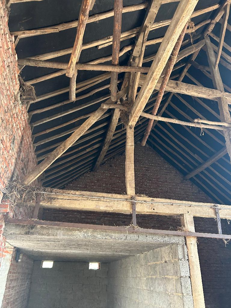 Eiken houten balken, Tuin en Terras, Ophalen, Zo goed als nieuw, 250 cm of meer, Balken