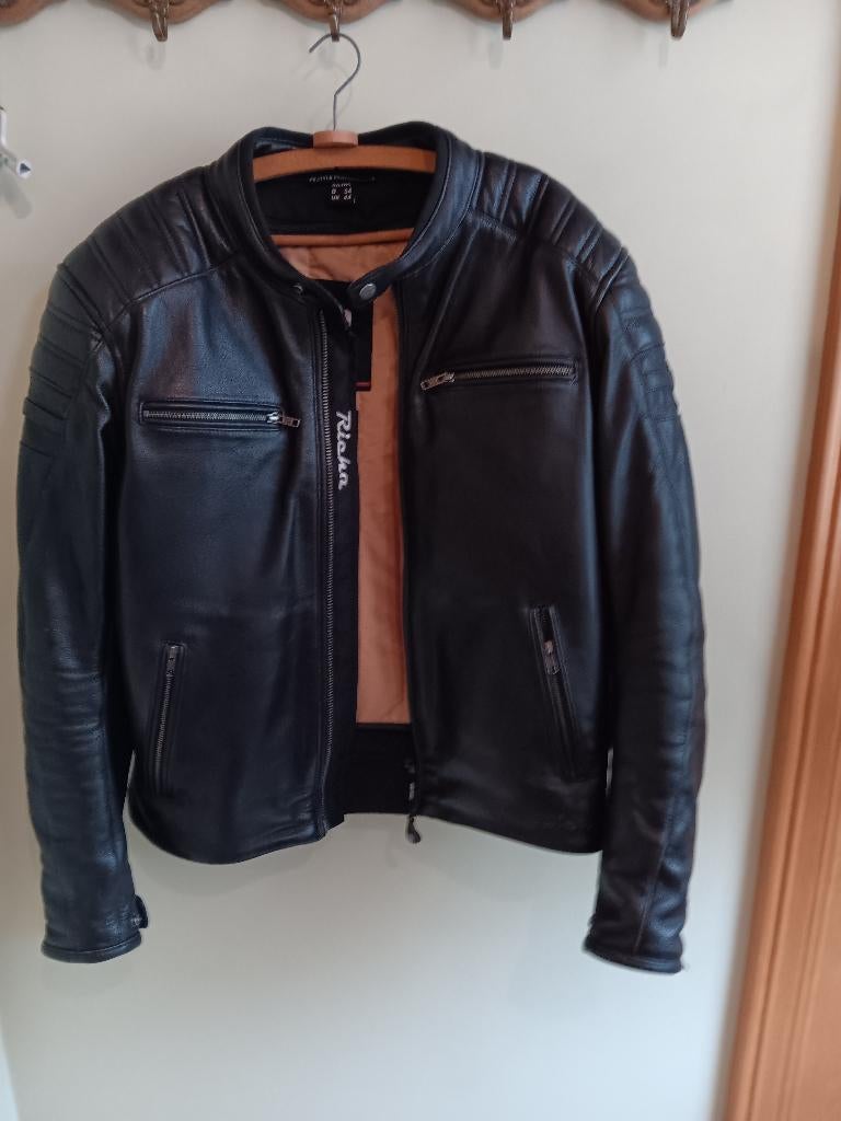 Gilet de moto, Seconde main, Manteau | cuir, Hommes, Richa