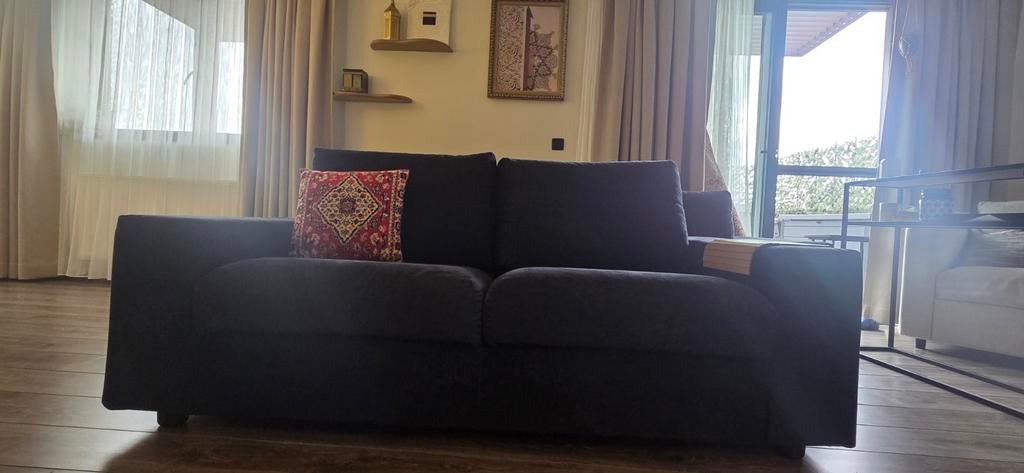 2-zit IKEA VIMLE Saxemara zwartblauw, Ophalen