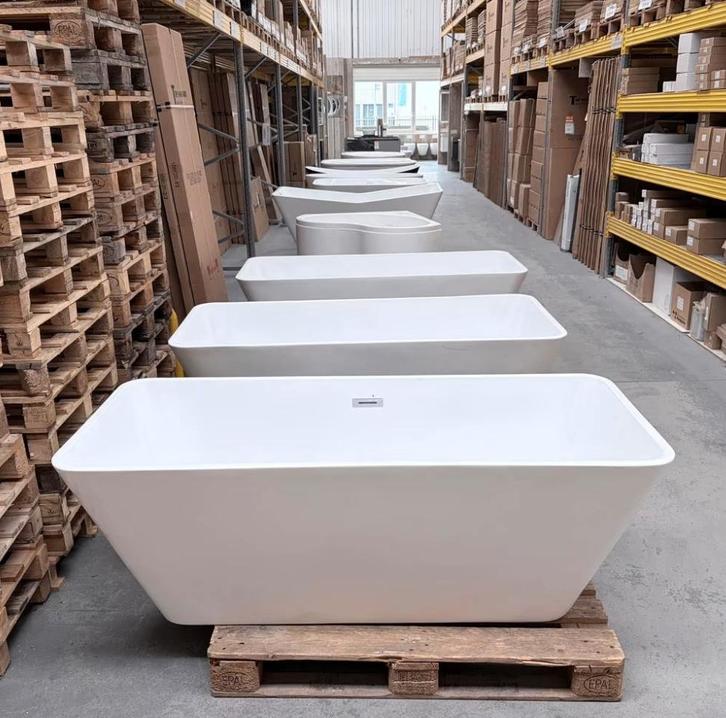 LUXE badkuip 170x75x60 vrijstaand modern nr294, Huis en Inrichting, Woonaccessoires | Overige, Nieuw, Wit, Modern, Ophalen of Verzenden