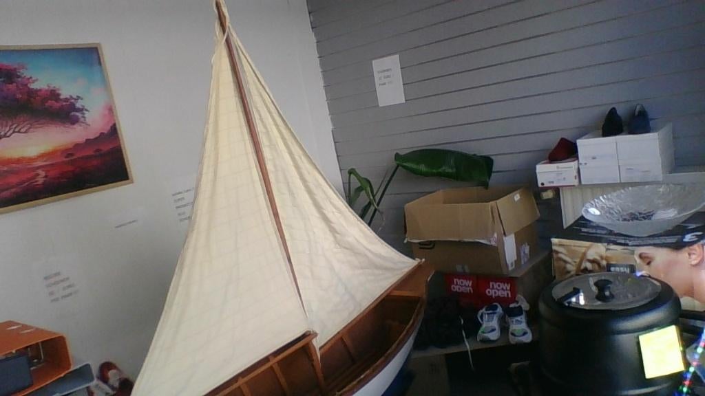 grote decoratie boot, Hobby en Vrije tijd, Modelbouw | Boten en Schepen, Ophalen, Zo goed als nieuw