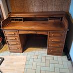 antiek eiken rolluikbureau, Huis en Inrichting, Bureaus, Ophalen, Gebruikt, Bureau