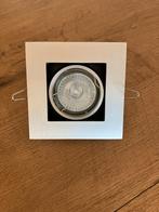 19 stuks - Inbouwspot vierkant aluminium - QAZQA, Ophalen, Zo goed als nieuw, Minder dan 50 watt, Lamp met armatuur