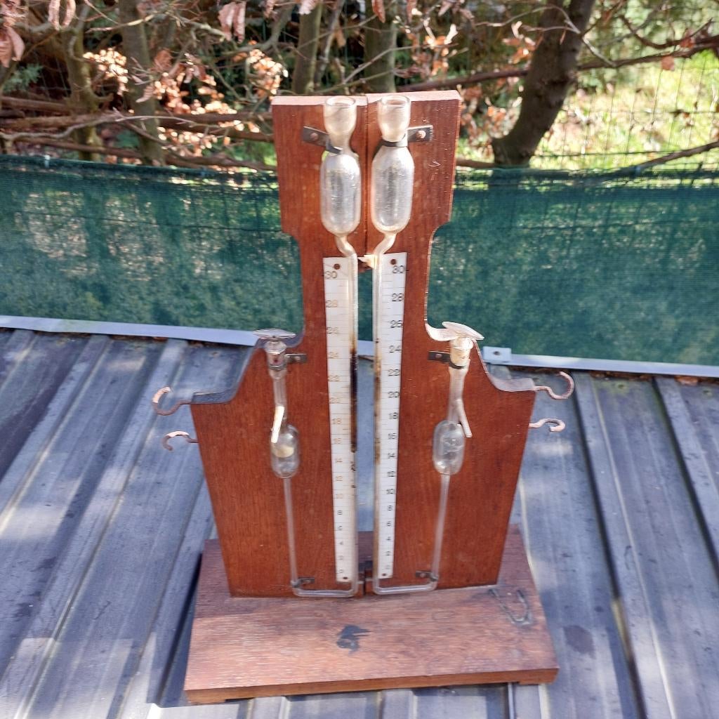 Demonstratie thermoscoop jaren' 60 uit onderwijssector, Antiquités & Art, Curiosités & Brocante, Enlèvement