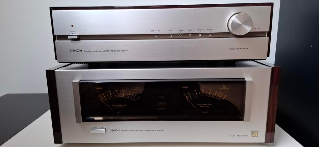 Amplificateur de puissance DENON POA-3000 + préampli PRA-200, Enlèvement ou Envoi, Denon, 120 watts ou plus, Stéréo