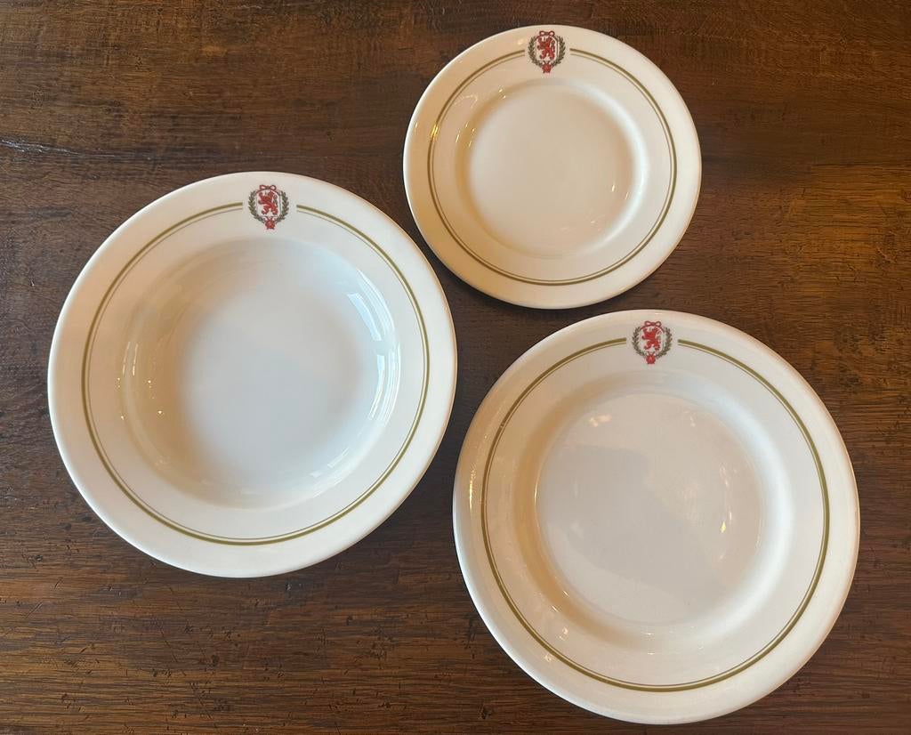 Set borden Cristal Alken, Verzamelen, Biermerken, Ophalen