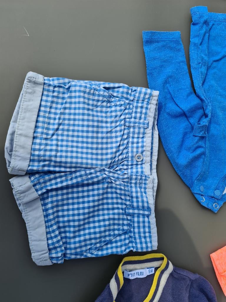 korte geruite broek 68cm, Enfants & Bébés, Vêtements de bébé | Taille 68, Enlèvement, Comme neuf